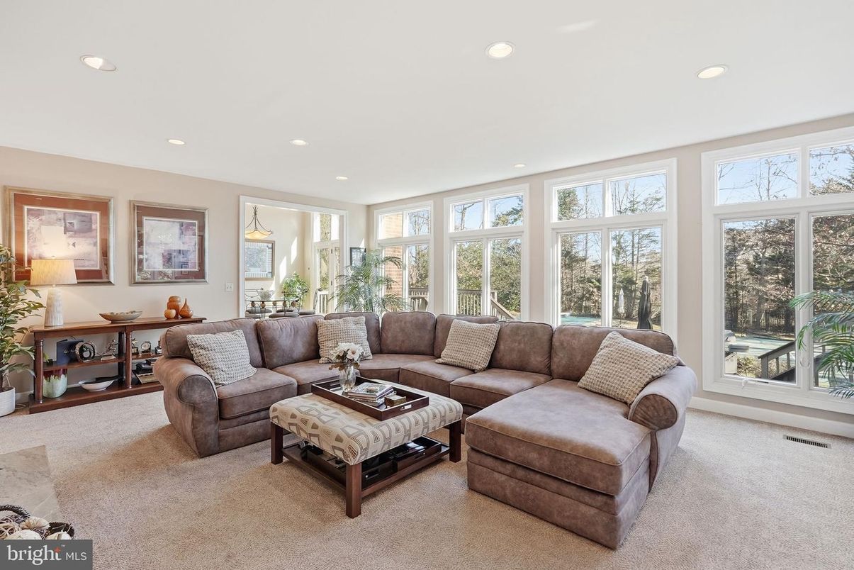 Interior, Living room, Recessed Lighting