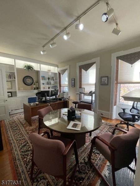 Dining room, Interior, Kitchen, Living room, Wood Texture Flooring