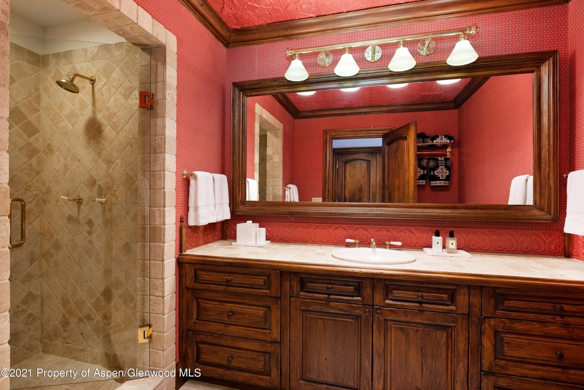 Bathroom, Glass Shower, Interior