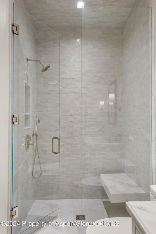 Bathroom, Glass Shower, Interior