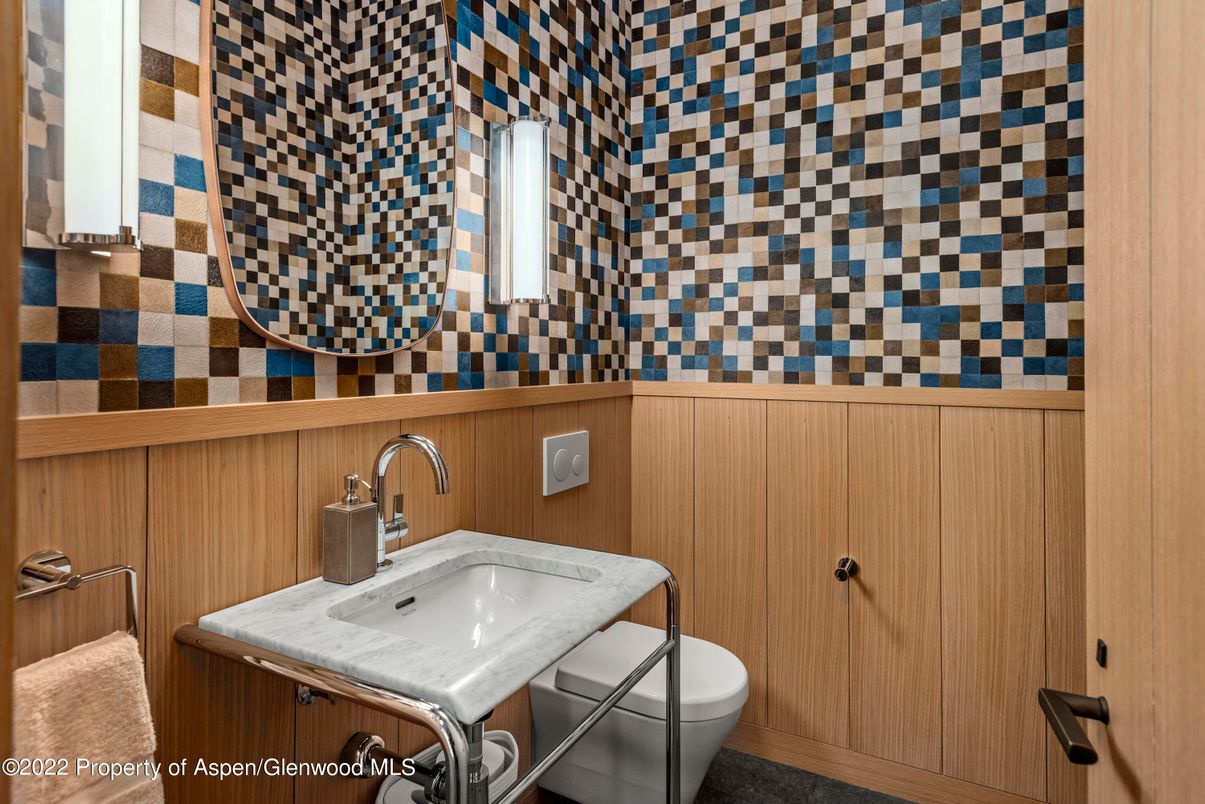 Bathroom, Interior, Wooden Walls