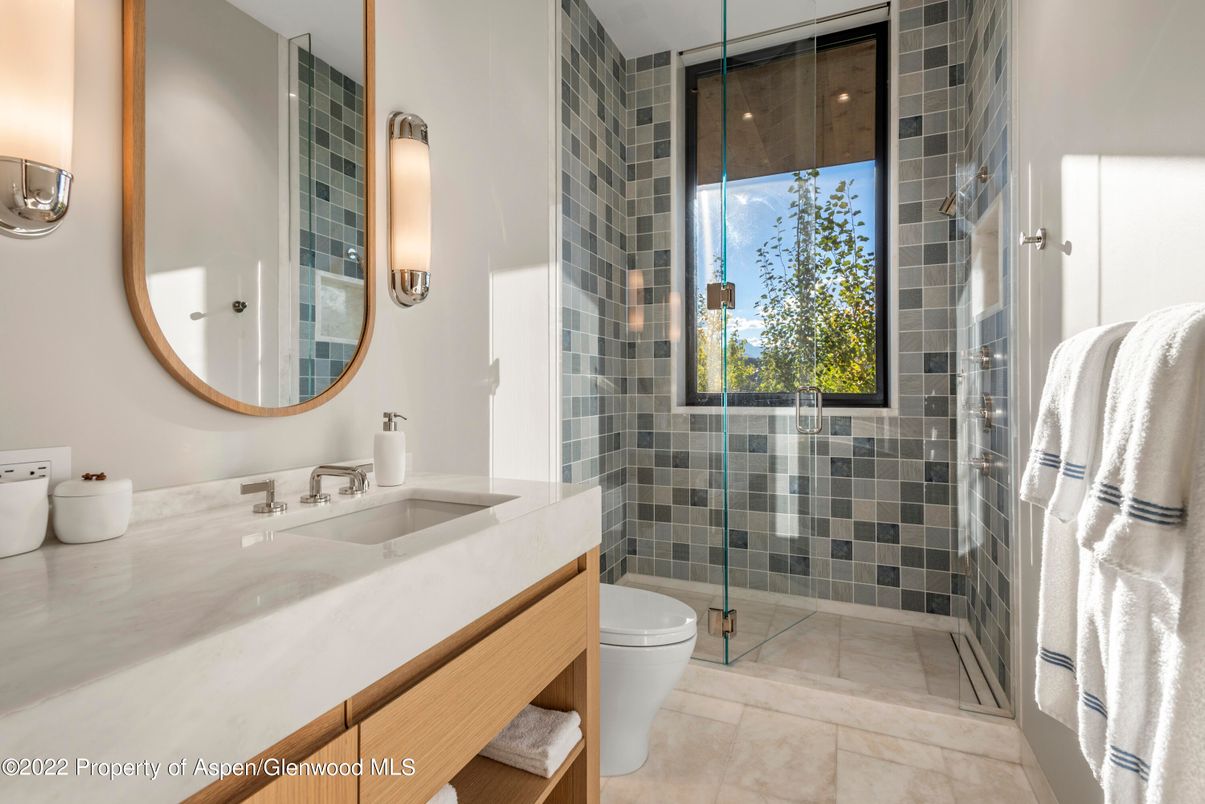 Bathroom, Glass Shower, Interior