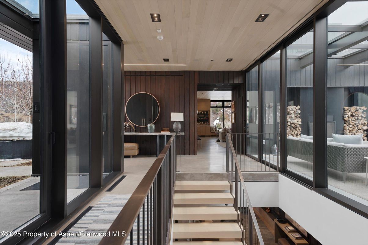 Interior, Recessed Lighting, Wooden Walls