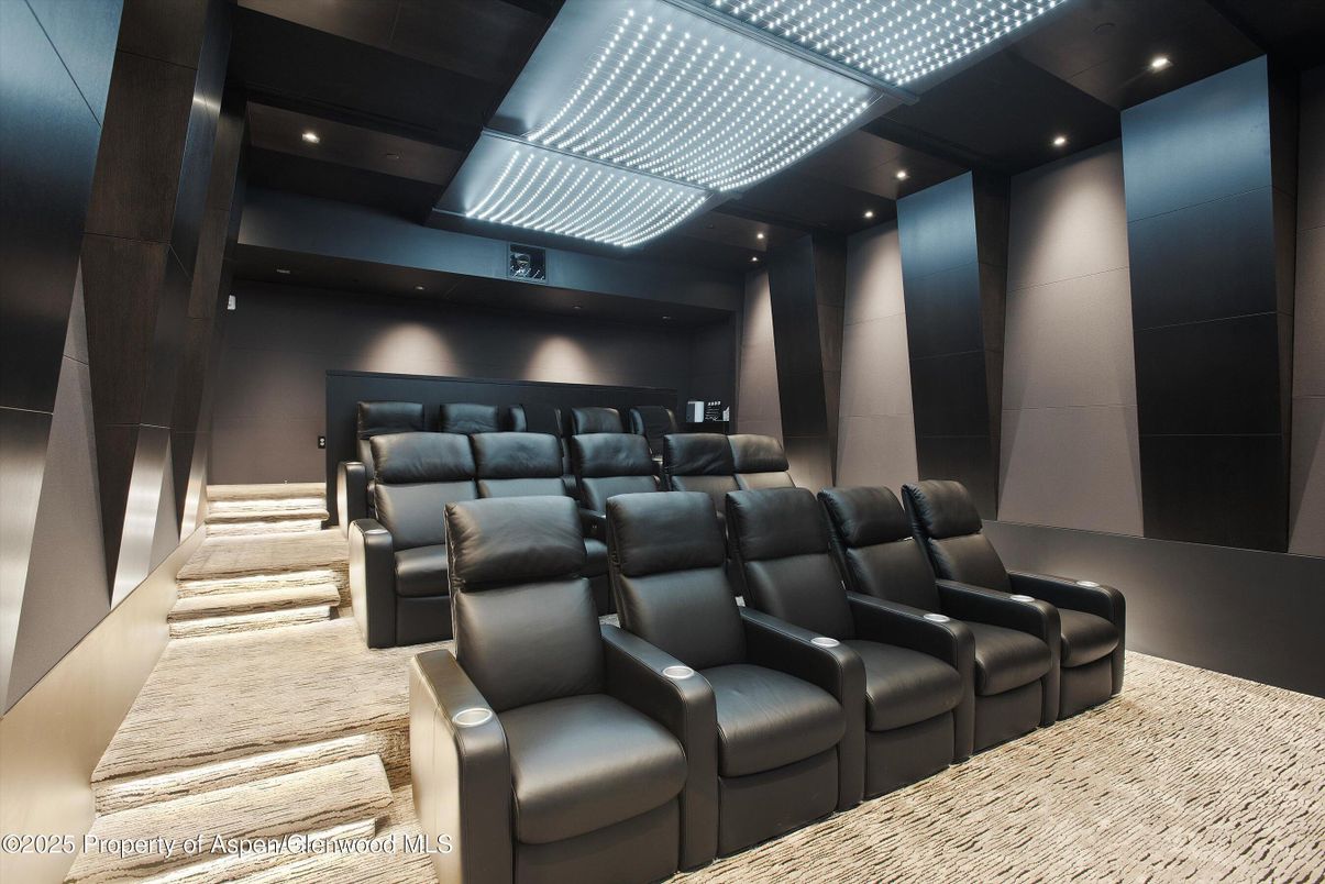 Home Theatre Room, Interior, Recessed Lighting, Theatre Room