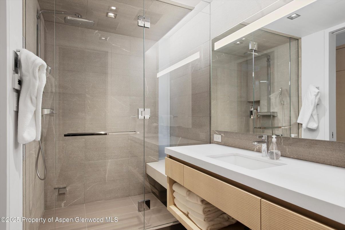 Bathroom, Glass Shower, Interior