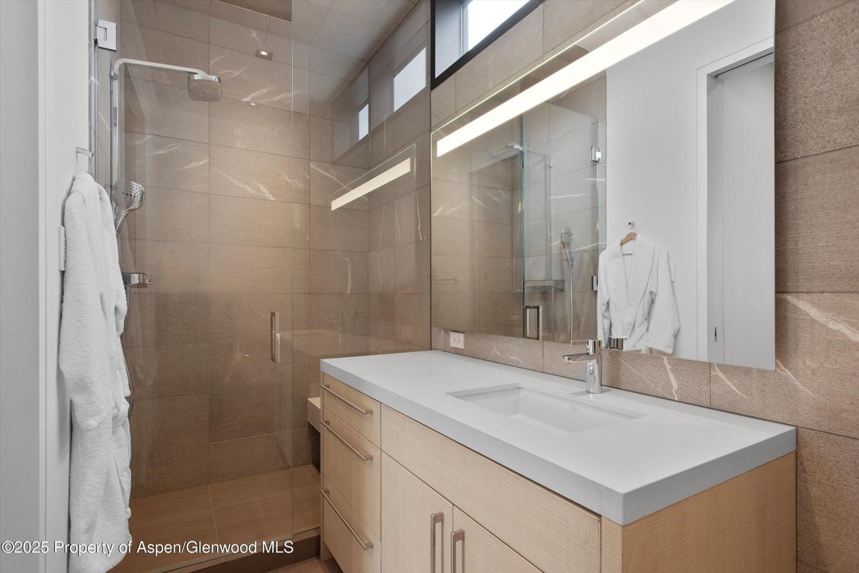 Bathroom, Glass Shower, Interior