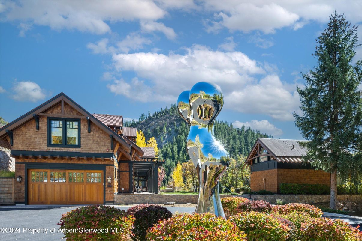 Attached, Exterior, Facade, Log Home