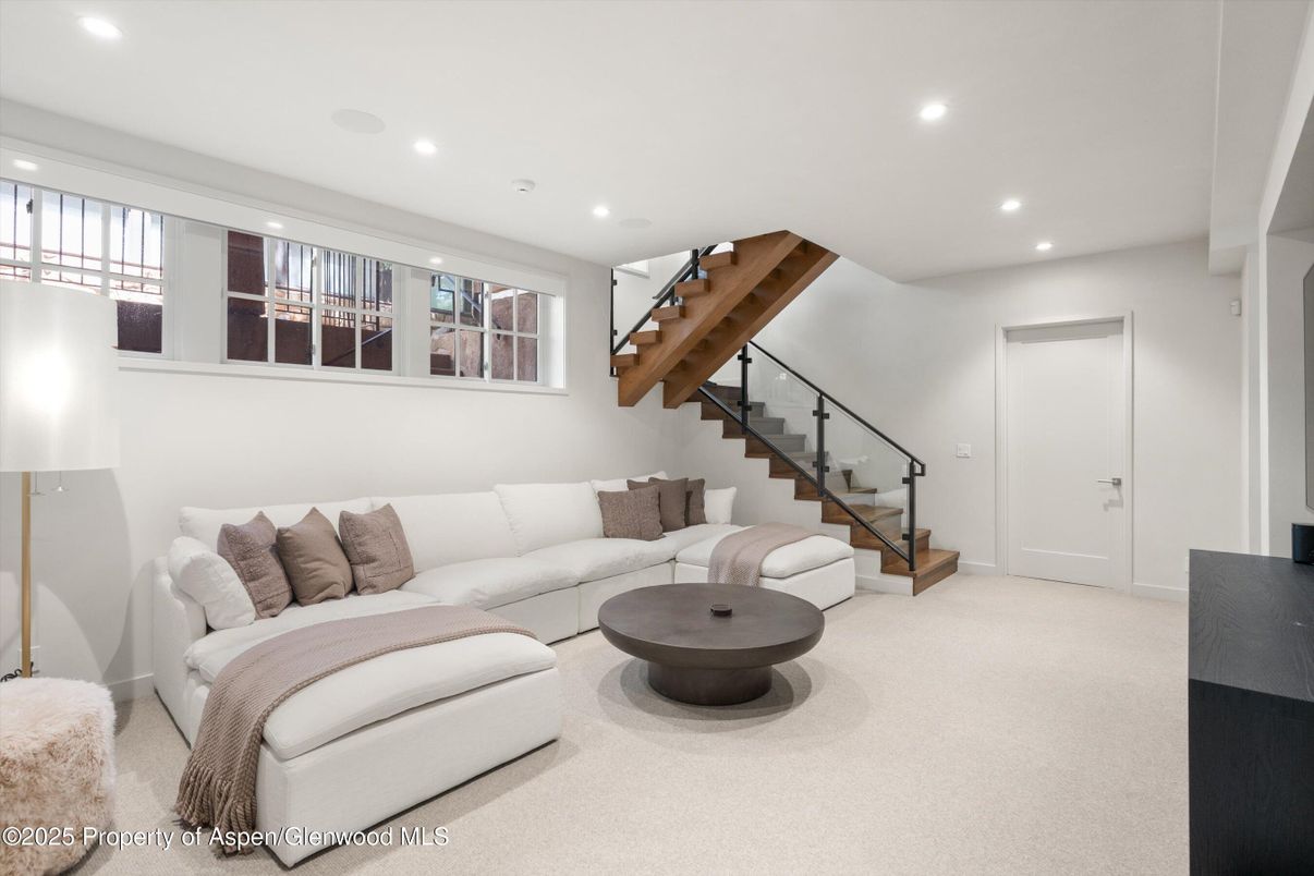 Interior, Living room, Recessed Lighting