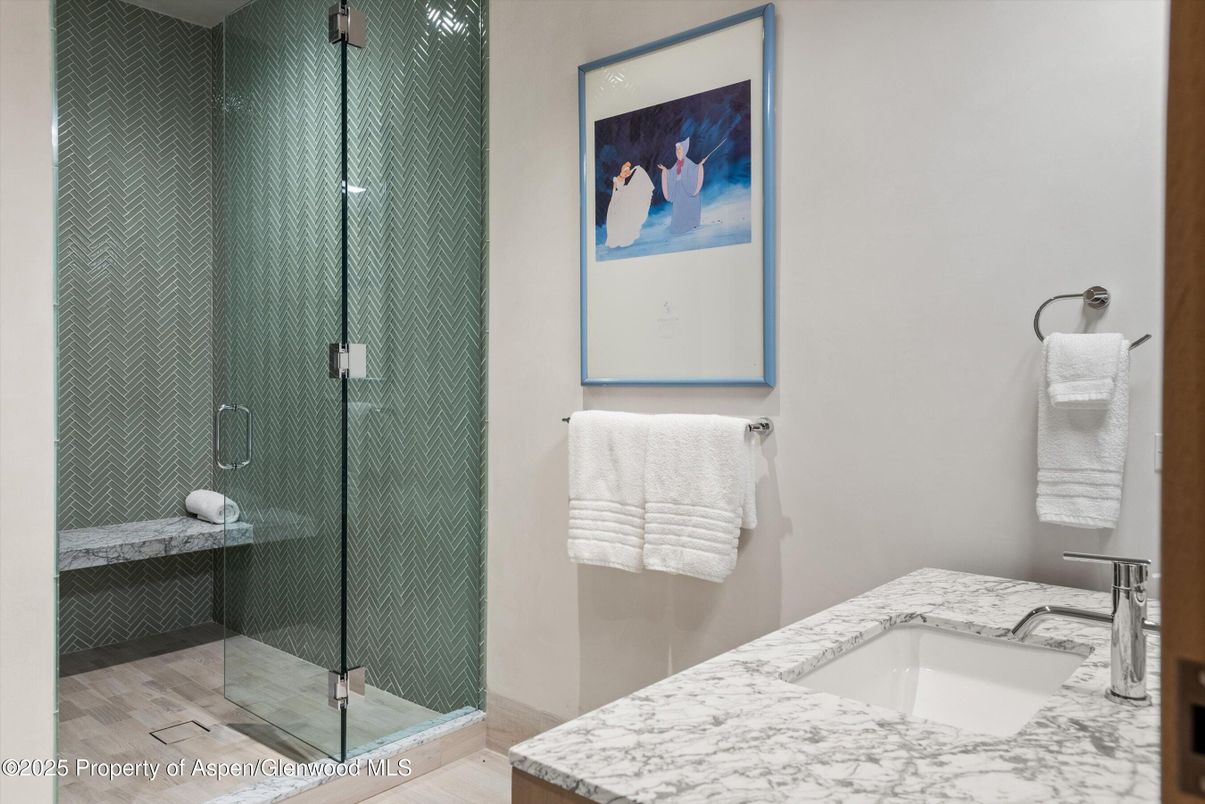 Bathroom, Glass Shower, Interior