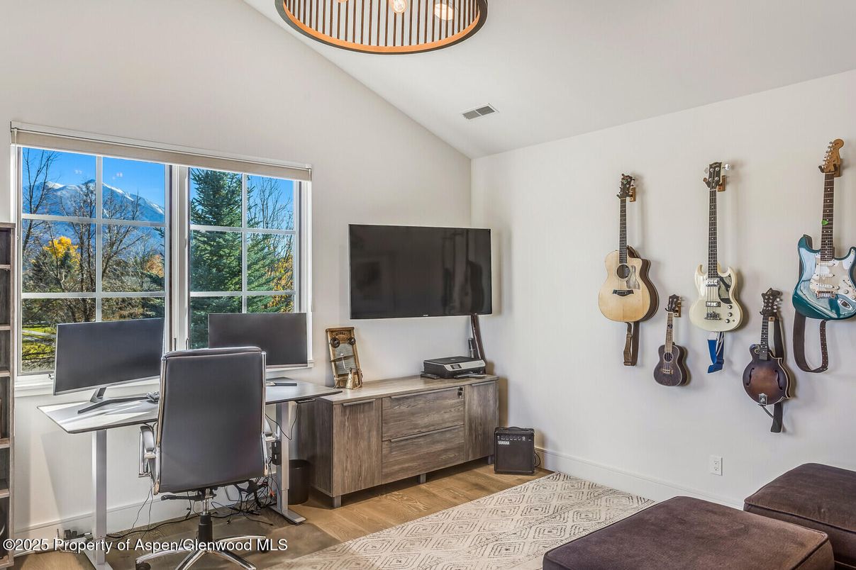Home Office, Interior, Wood Texture Flooring