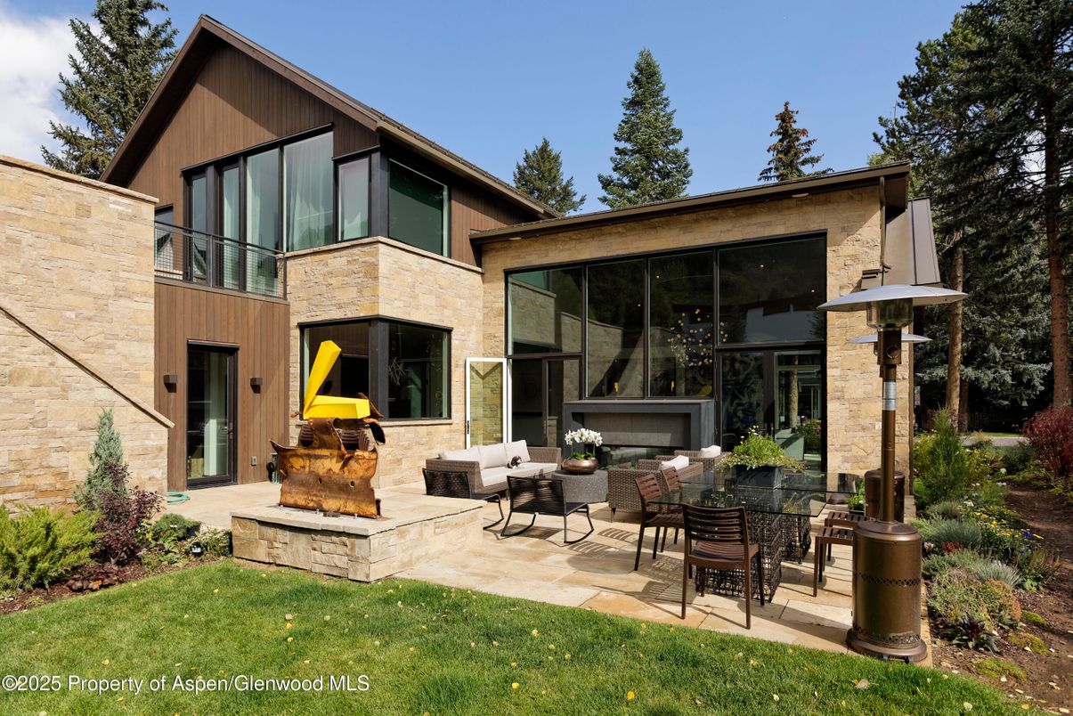 Backyard, Exterior, Fireplace