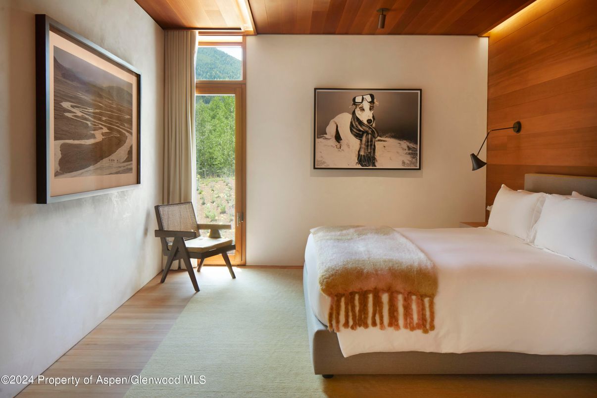 Bedroom, Interior, Wooden Ceilings, Wood Texture Flooring