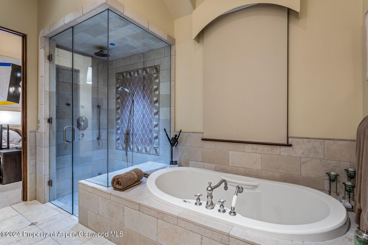 Bathroom, Glass Shower, Interior