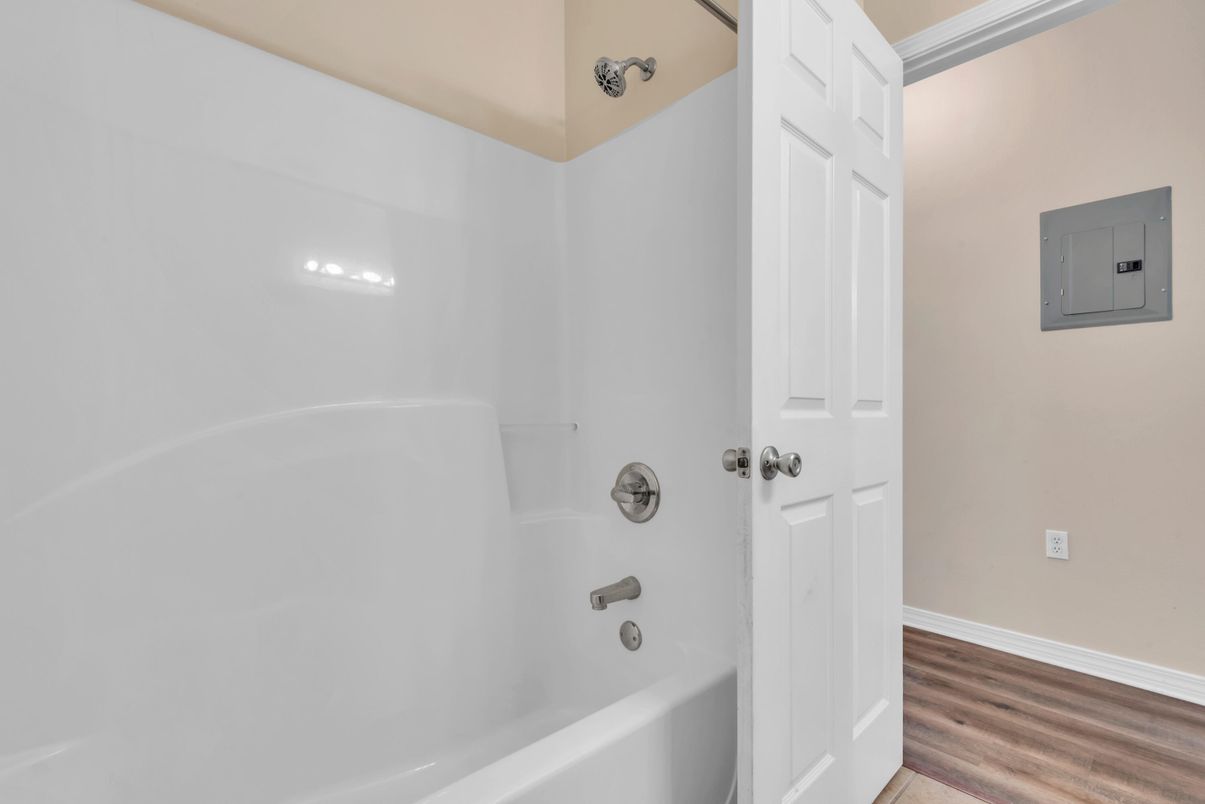 Bathroom, Interior, Wood Texture Flooring