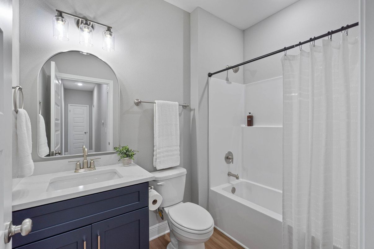 Bathroom, Interior, Wood Texture Flooring