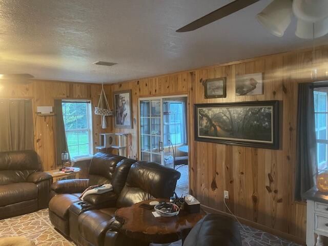 Interior, Living room, Wooden Walls