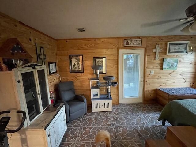 Interior, Wooden Walls