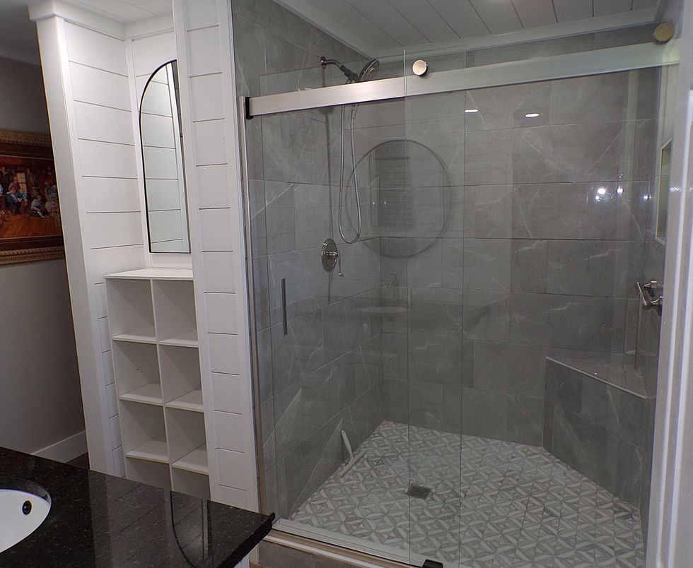 Bathroom, Glass Shower, Interior