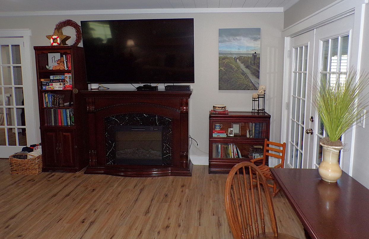 Fireplace, Interior, Wood Texture Flooring