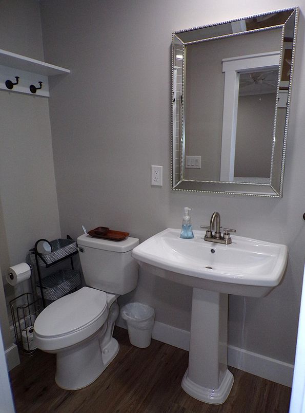 Bathroom, Interior, Wood Texture Flooring