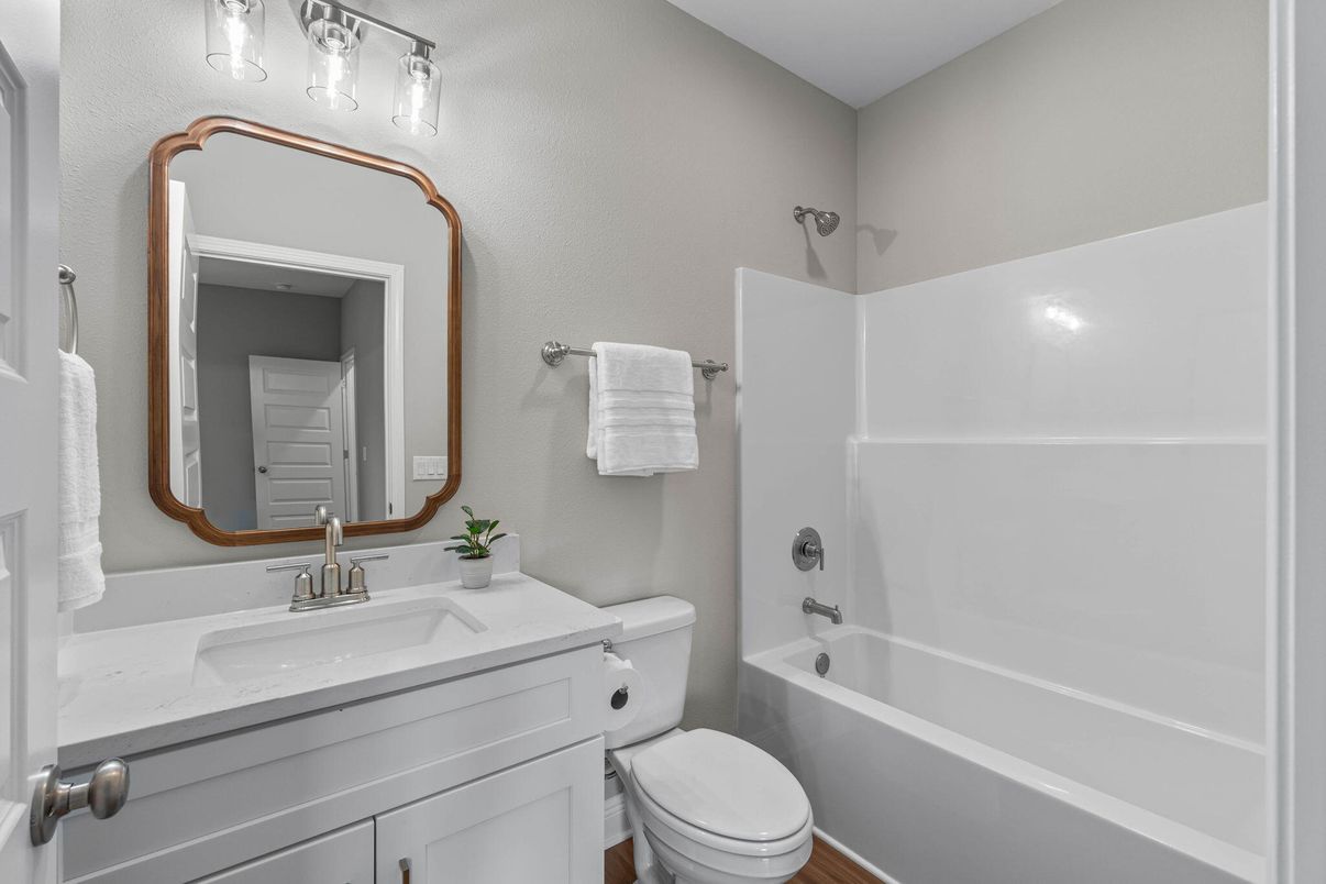 Bathroom, Interior, Wood Texture Flooring