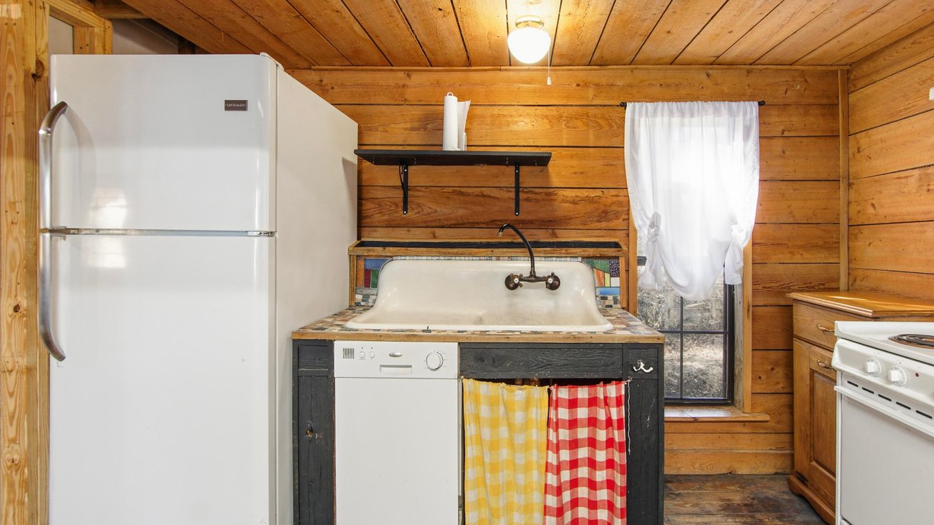 Interior, Kitchen, Wooden Ceilings, Wood Texture Flooring, Wooden Walls