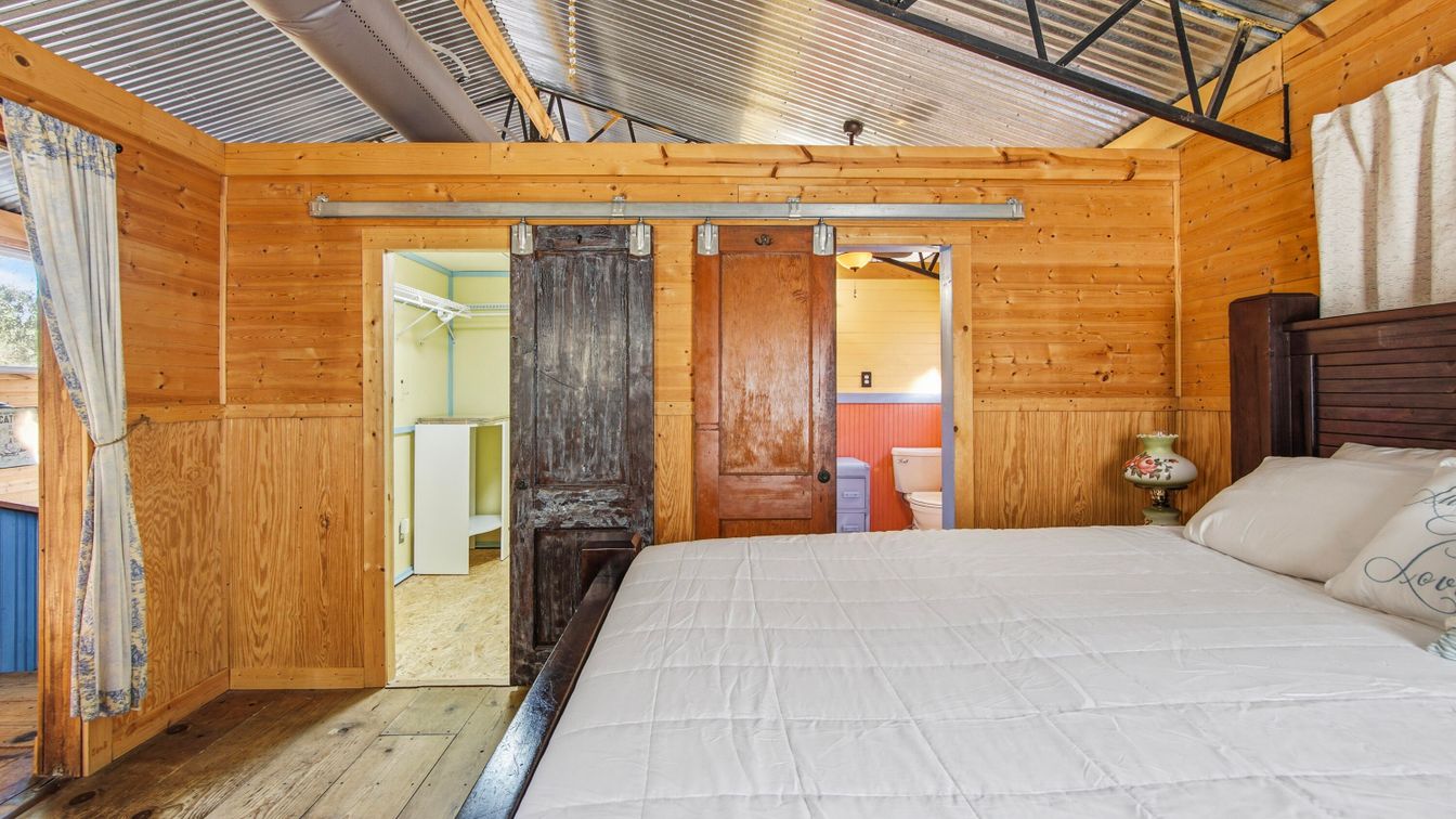Bedroom, Interior, Wooden Walls