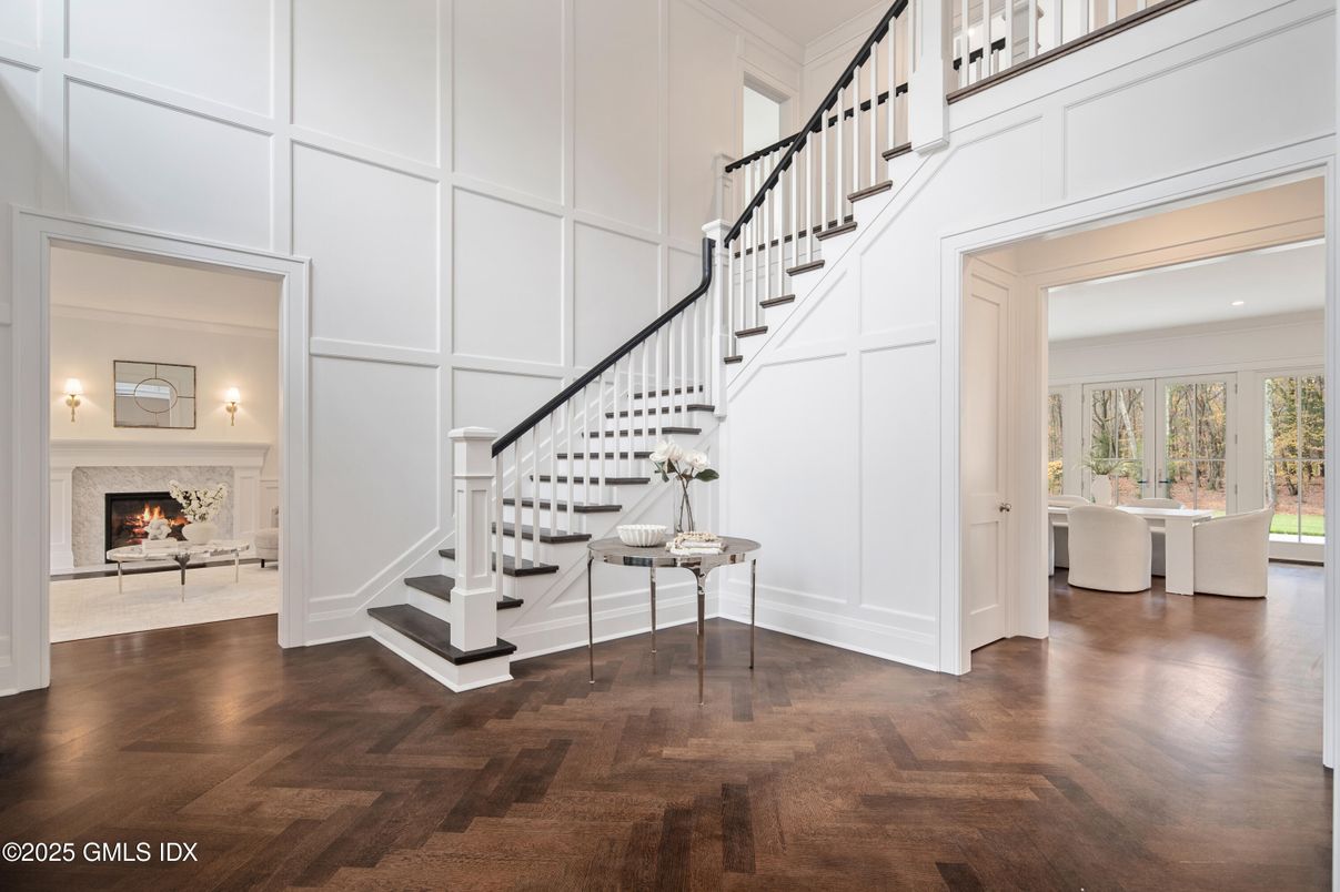 Fireplace, Interior, Wood Texture Flooring