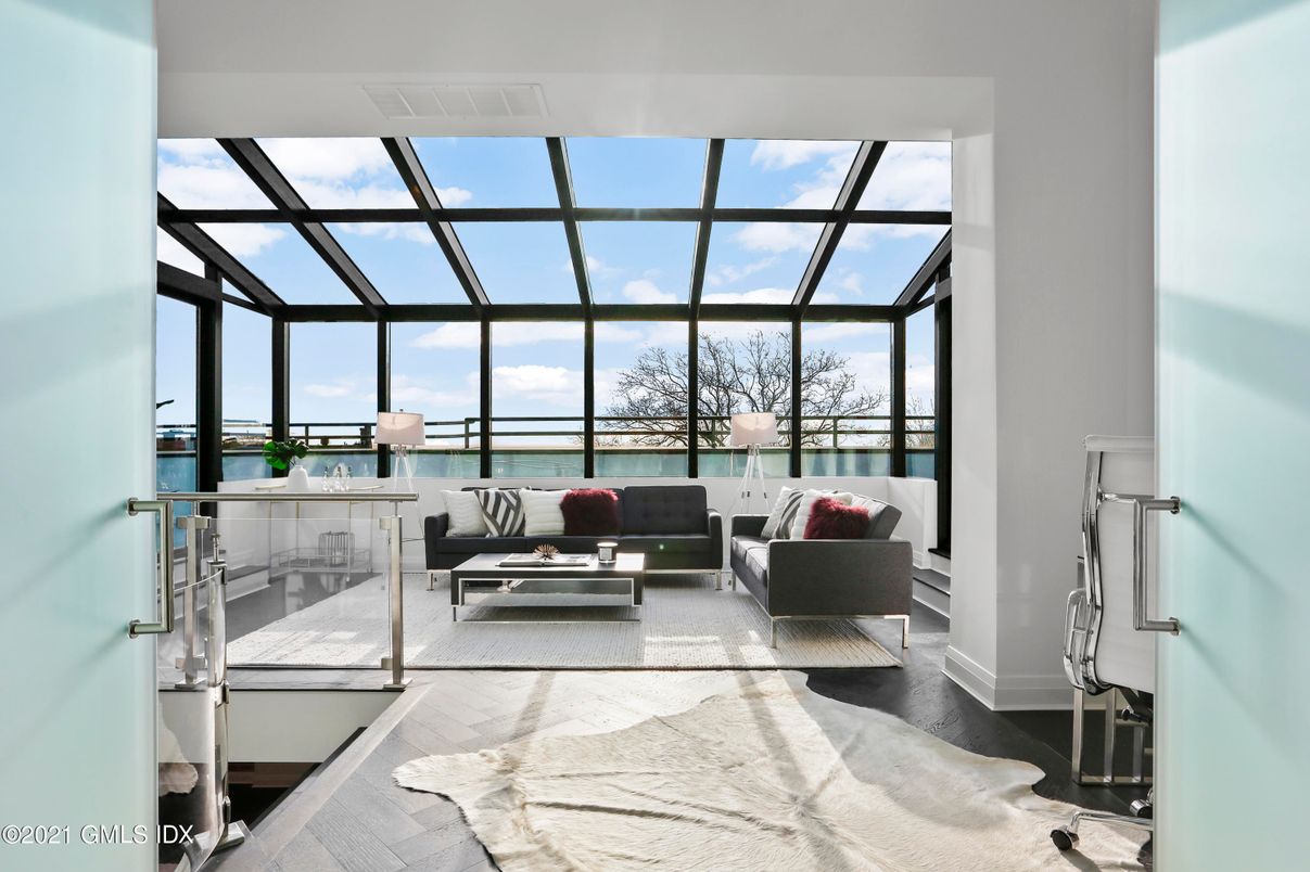 Glass Ceilings, Interior, Living room, Sun Room, Water