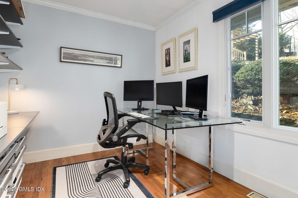 Home Office, Interior, Wood Texture Flooring