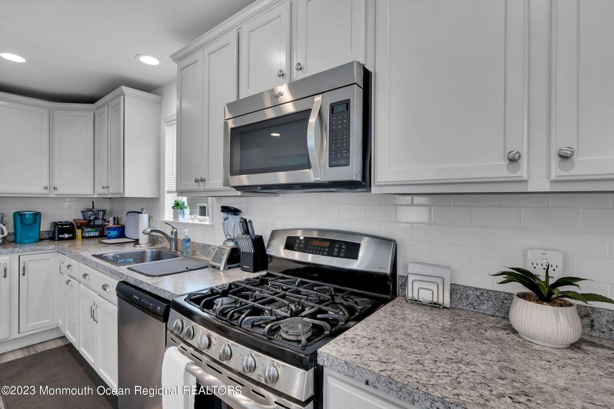 Interior, Kitchen, Recessed Lighting, Stainless Steel Appliances