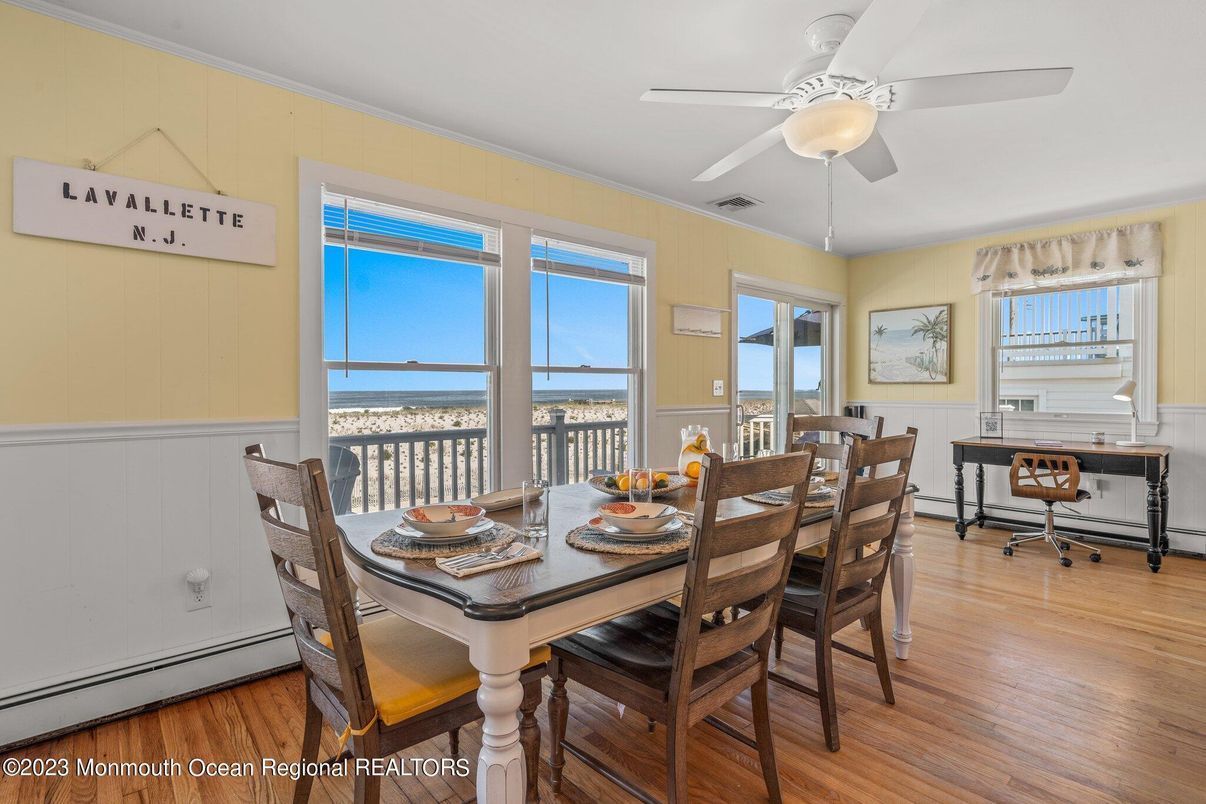 Dining room, Interior, Wood Texture Flooring