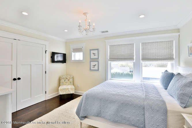 Bedroom, Chandelier, Interior, Recessed Lighting, Wood Texture Flooring
