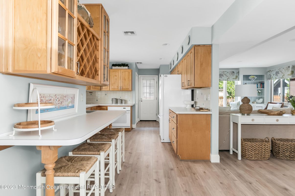 Interior, Kitchen, Wood Texture Flooring