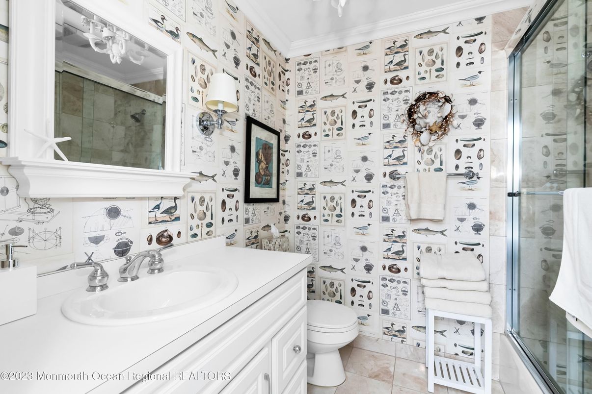 Bathroom, Glass Shower, Interior