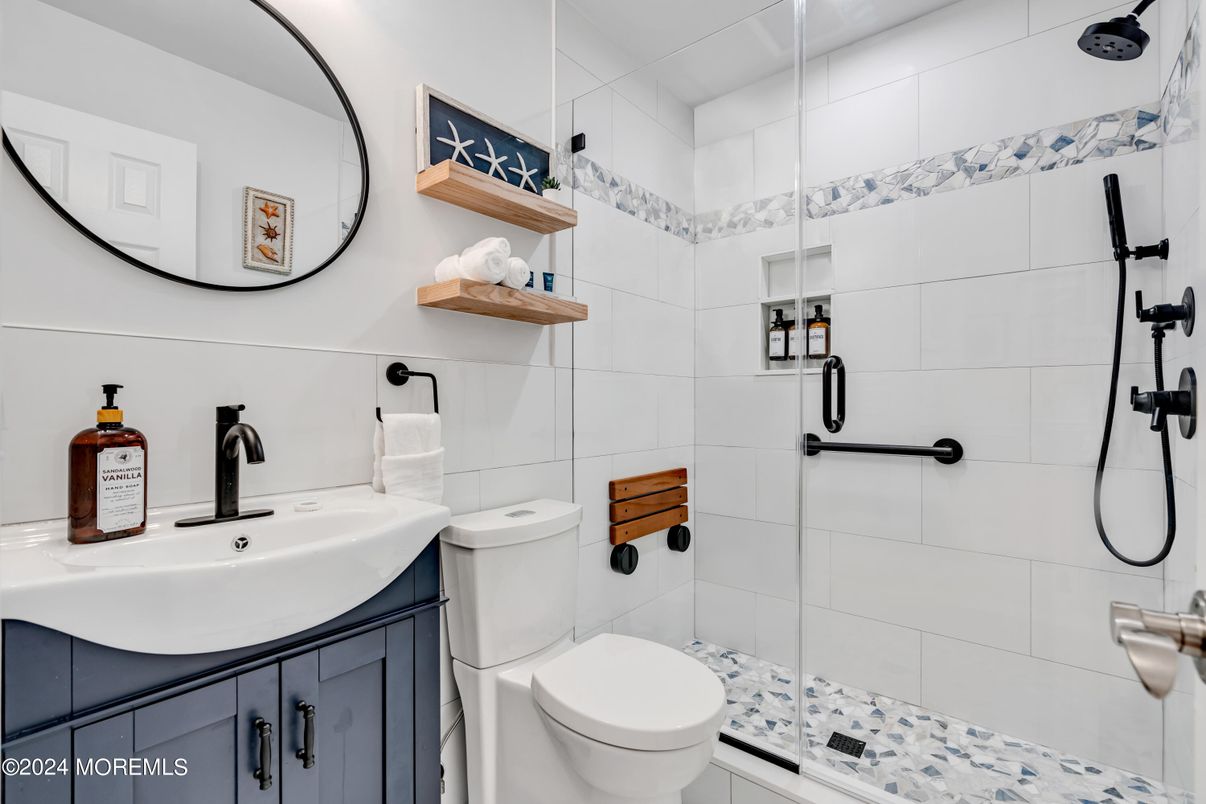 Bathroom, Glass Shower, Interior