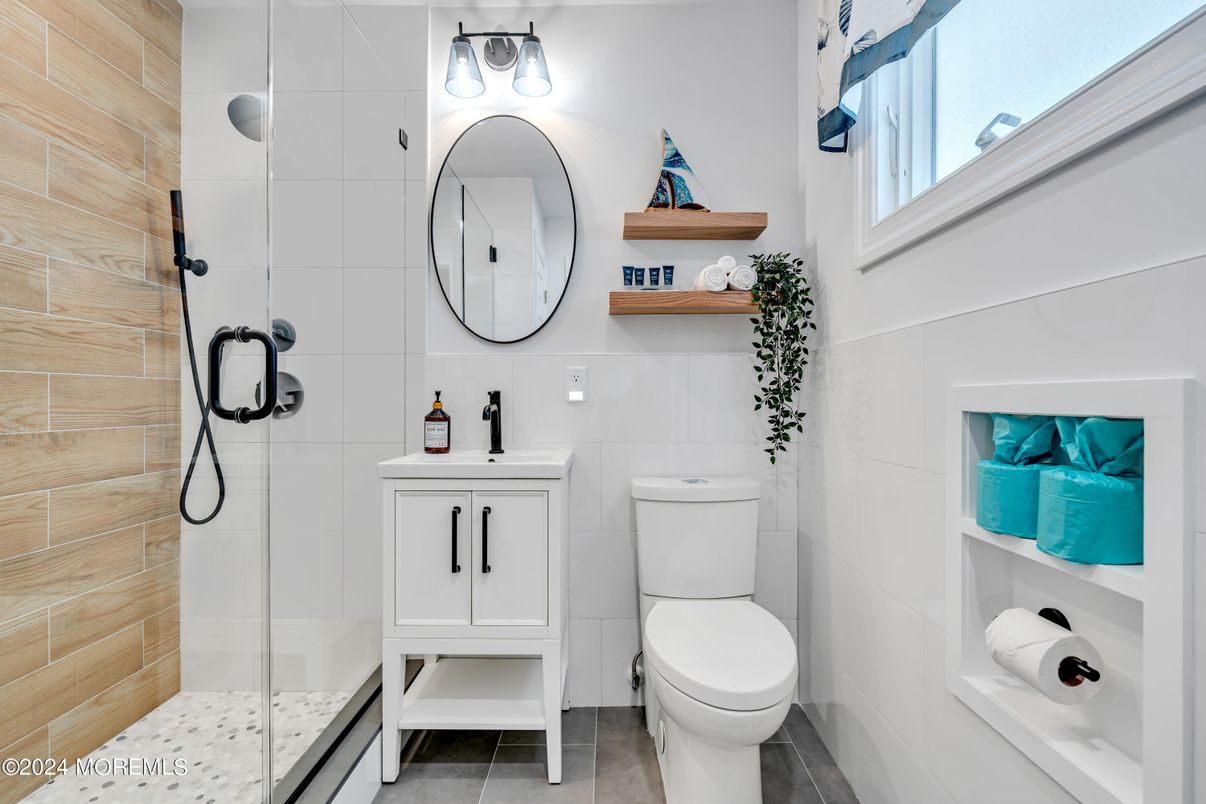 Bathroom, Glass Shower, Interior