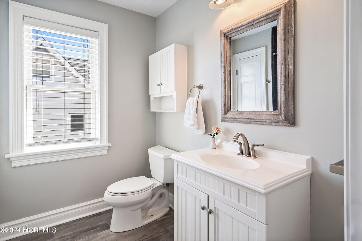 Bathroom, Interior, Wood Texture Flooring