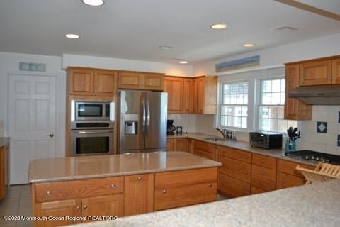 Interior, Kitchen, Recessed Lighting, Stainless Steel Appliances