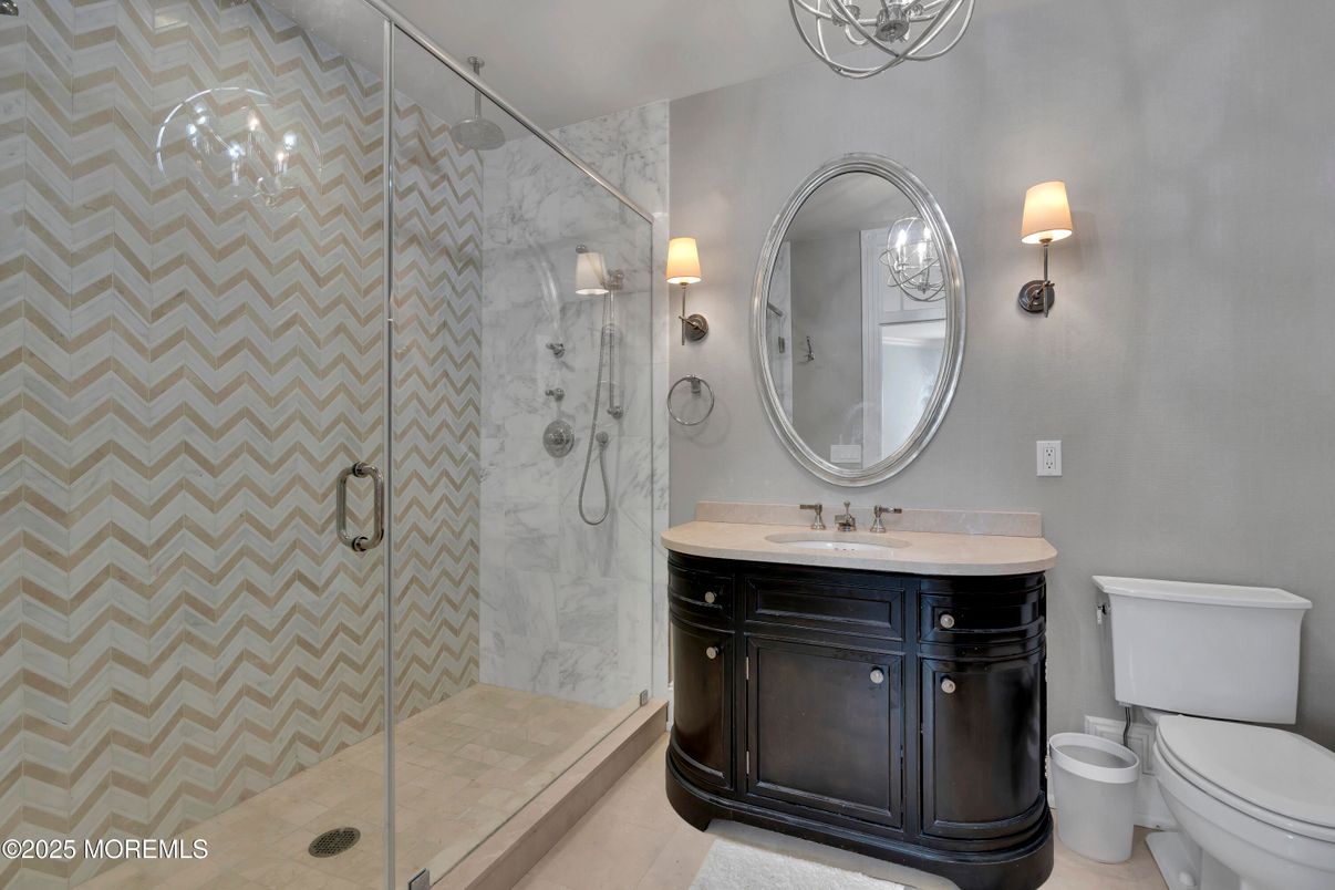 Bathroom, Glass Shower, Interior