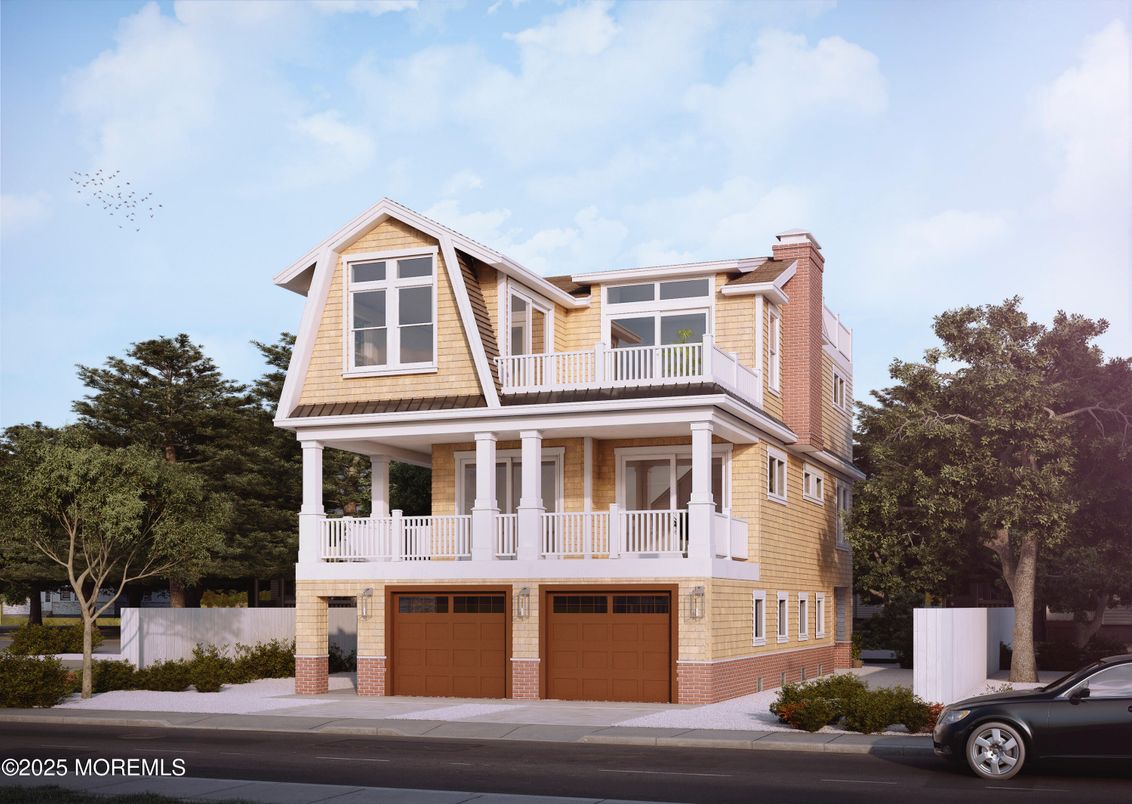 Attached, Exterior, Facade, Queen Anne Victorian