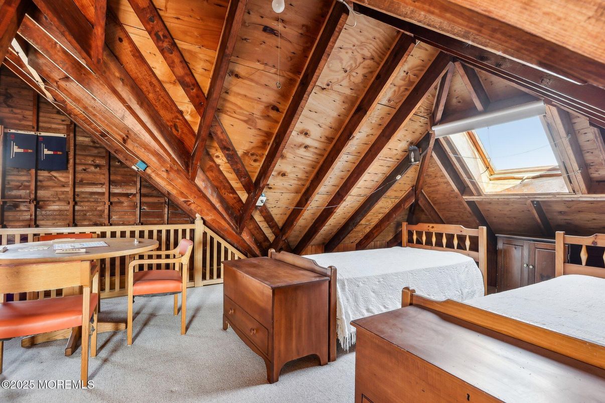 Bedroom, Interior, Wooden Beams, Wooden Ceilings, Wooden Walls