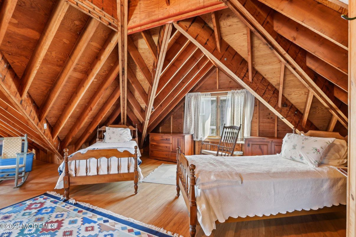 Bedroom, Interior, Wooden Beams, Wooden Ceilings, Wood Texture Flooring, Wooden Walls