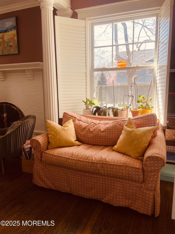 Fireplace, Interior, Wood Texture Flooring