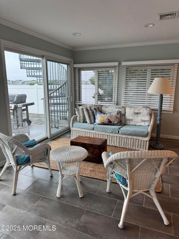 Interior, Living room, Recessed Lighting