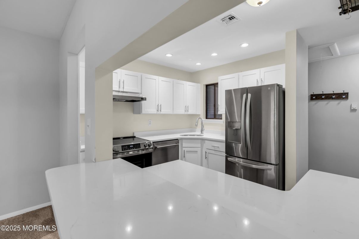 Interior, Kitchen, Recessed Lighting, Stainless Steel Appliances