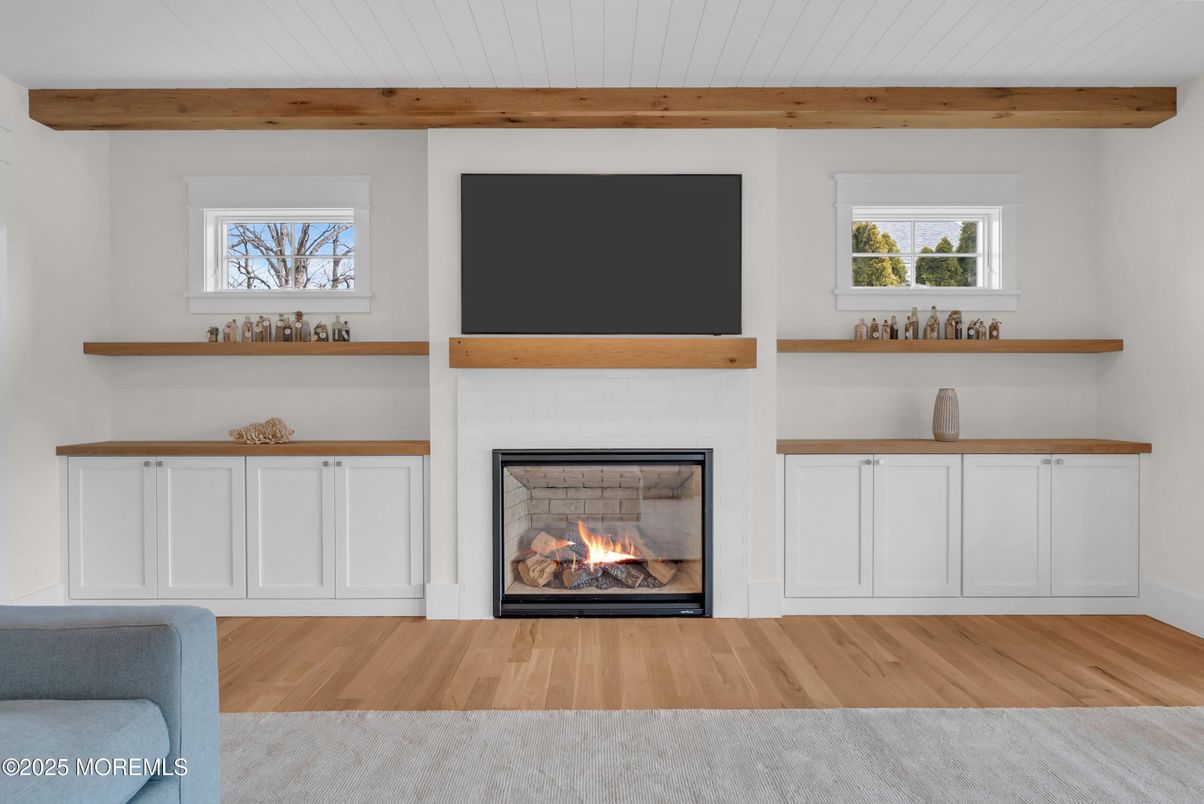 Fireplace, Interior, Wooden Beams, Wood Texture Flooring