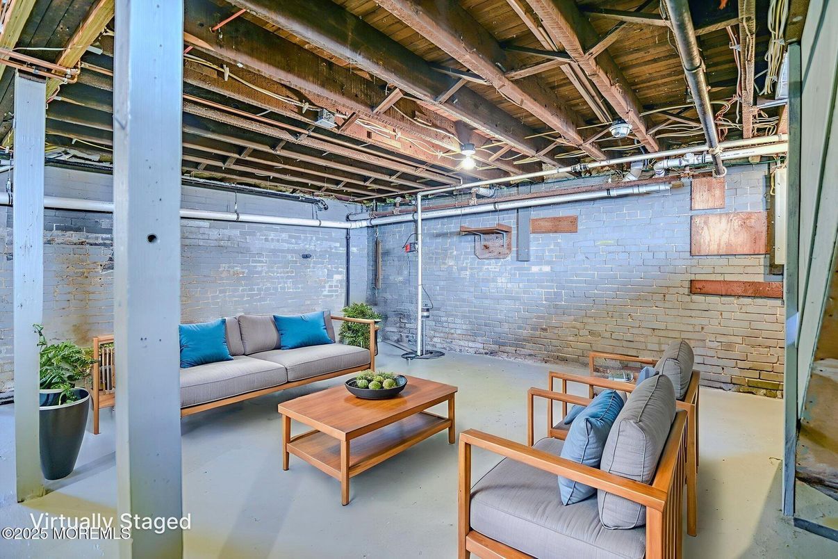 Interior, Living room, Stone Walls, Wooden Beams