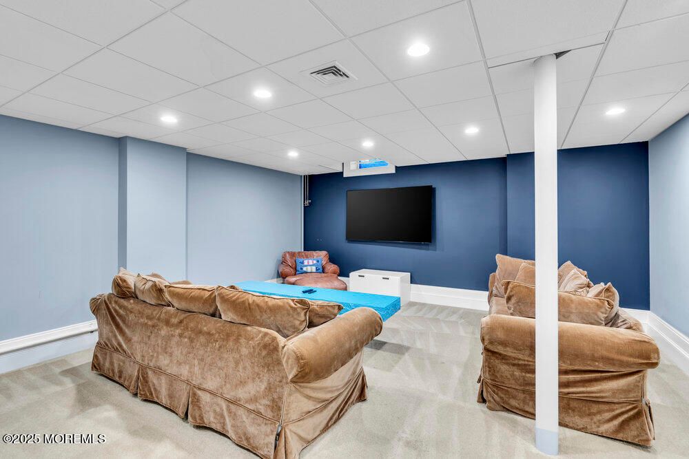 Interior, Living room, Recessed Lighting