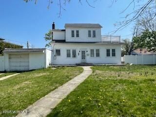 Backyard, Detached Garage, Exterior, Facade, American Foursquare
